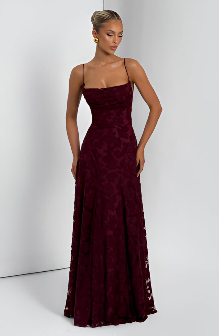 Sofia™ | Vestido largo con corsé de encaje
