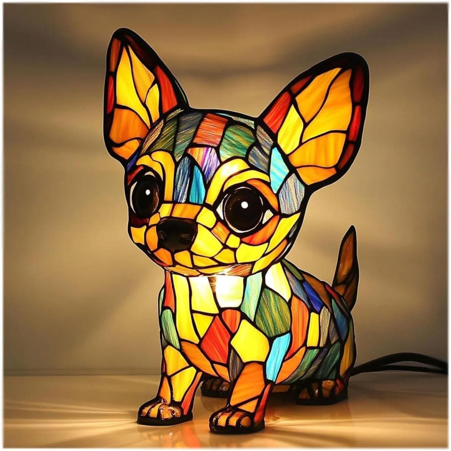 Adorable Lámpara Perrito LED Multicolor