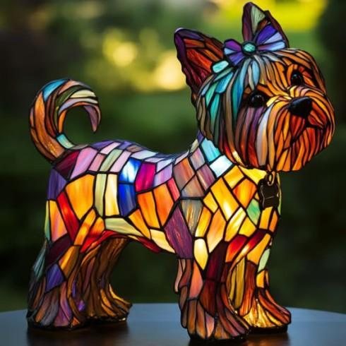 Adorable Lámpara Perrito LED Multicolor