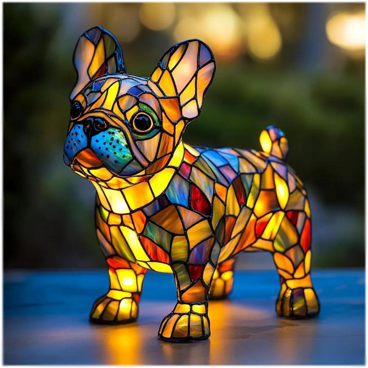 Adorable Lámpara Perrito LED Multicolor