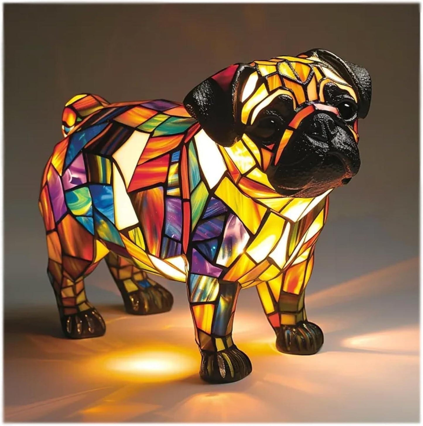 Adorable Lámpara Perrito LED Multicolor