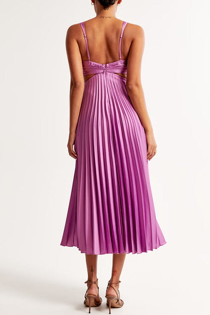 Elsa| Elegante vestido de pliegues