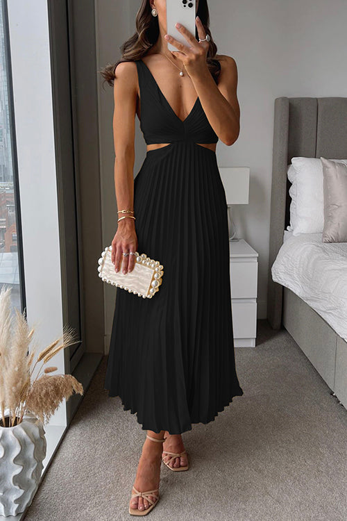 Elsa| Elegante vestido de pliegues