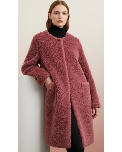 Olivia | Abrigo de piel estilo oveja