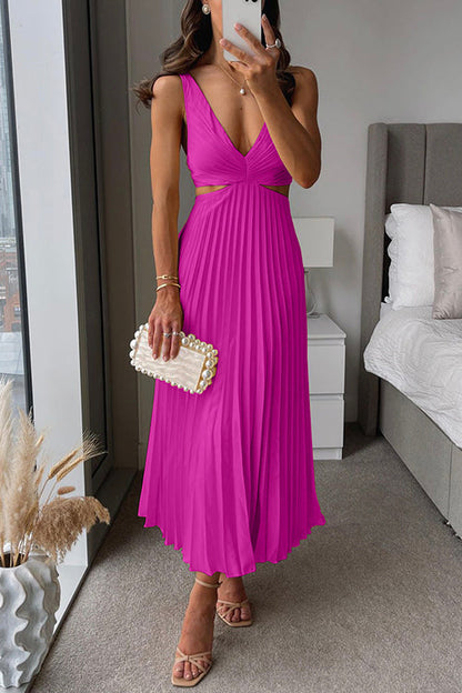 Elsa| Elegante vestido de pliegues