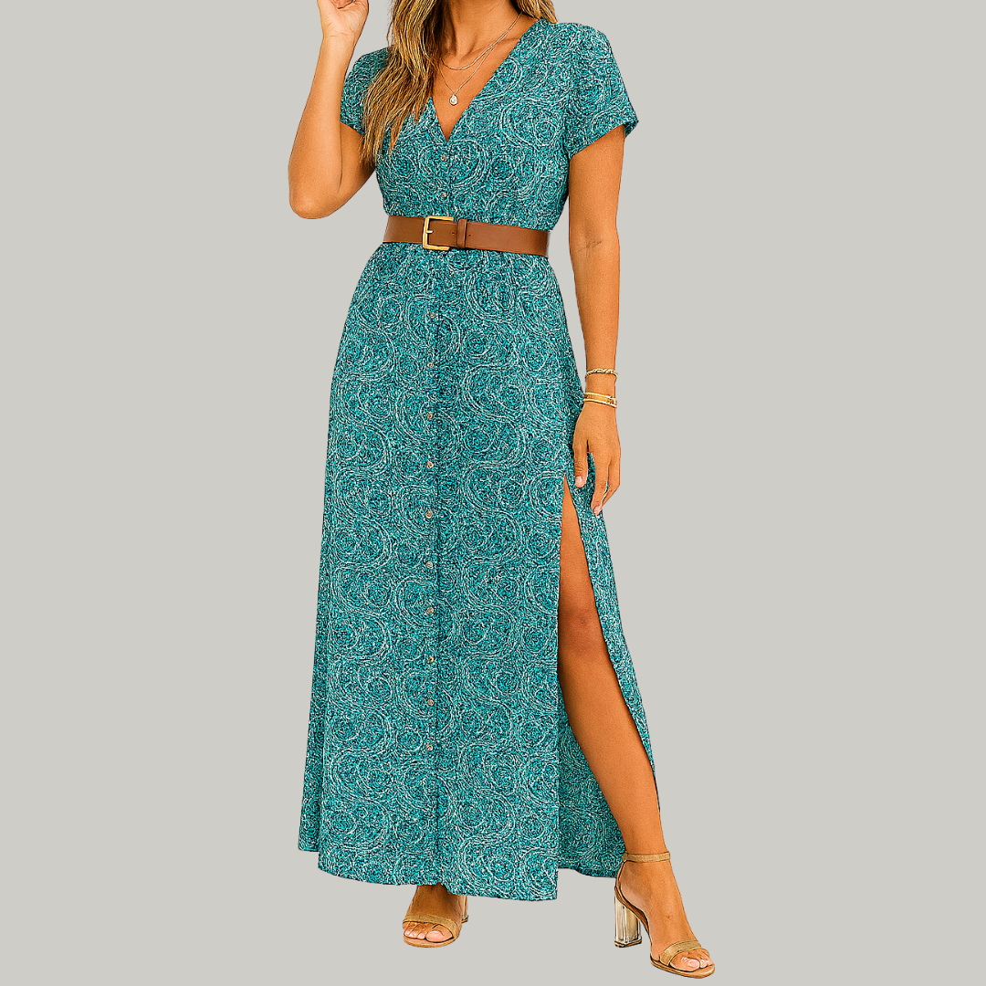 Romina™ |  Vestido floral largo