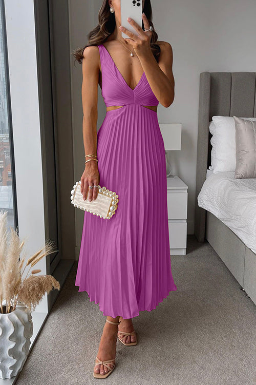 Elsa| Elegante vestido de pliegues