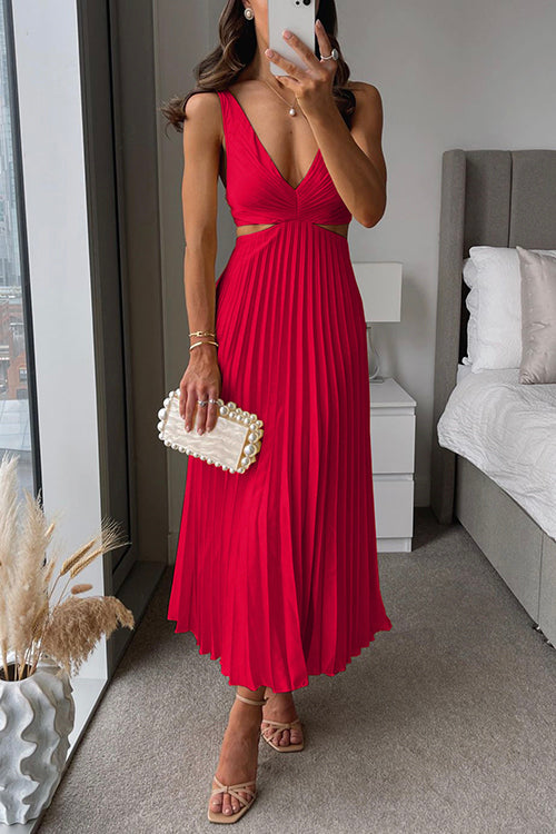 Elsa| Elegante vestido de pliegues