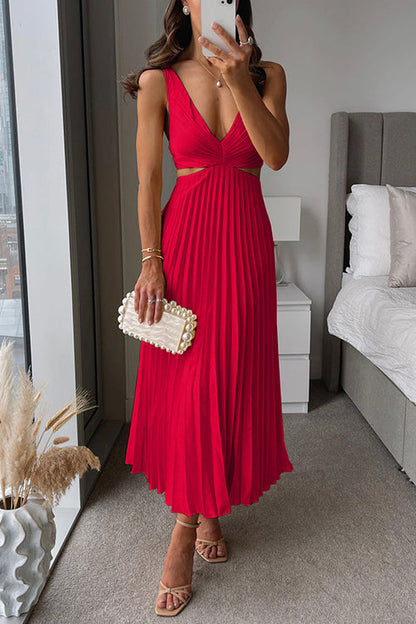 Elsa| Elegante vestido de pliegues