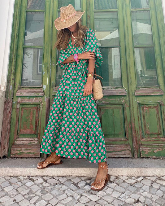 Grau | Vestido largo bohemio