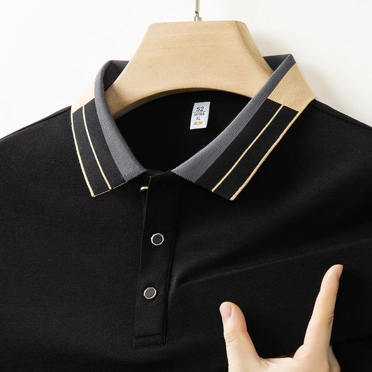 Caza™ | Polo con acabados de contraste