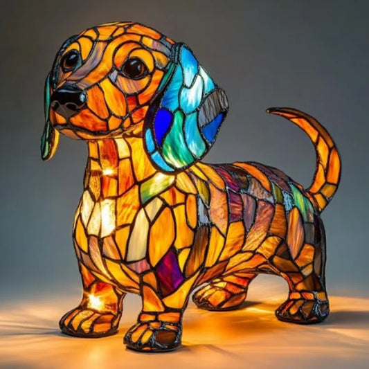 Adorable Lámpara Perrito LED Multicolor