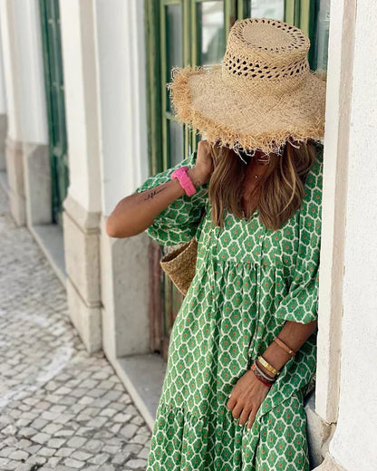 Grau | Vestido largo bohemio