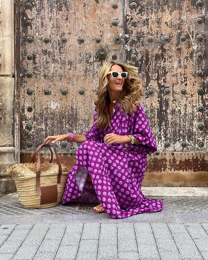 Grau | Vestido largo bohemio