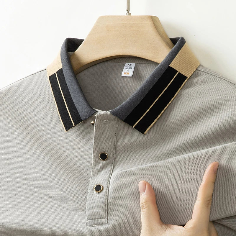 Caza™ | Polo con acabados de contraste
