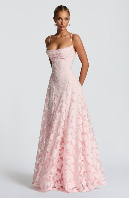 Sofia™ | Vestido largo con corsé de encaje