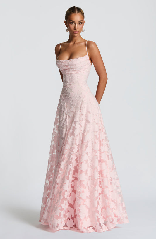 Sofia™ | Vestido largo con corsé de encaje