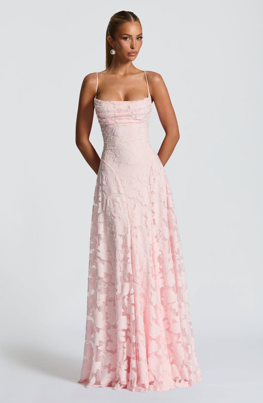 Sofia™ | Vestido largo con corsé de encaje